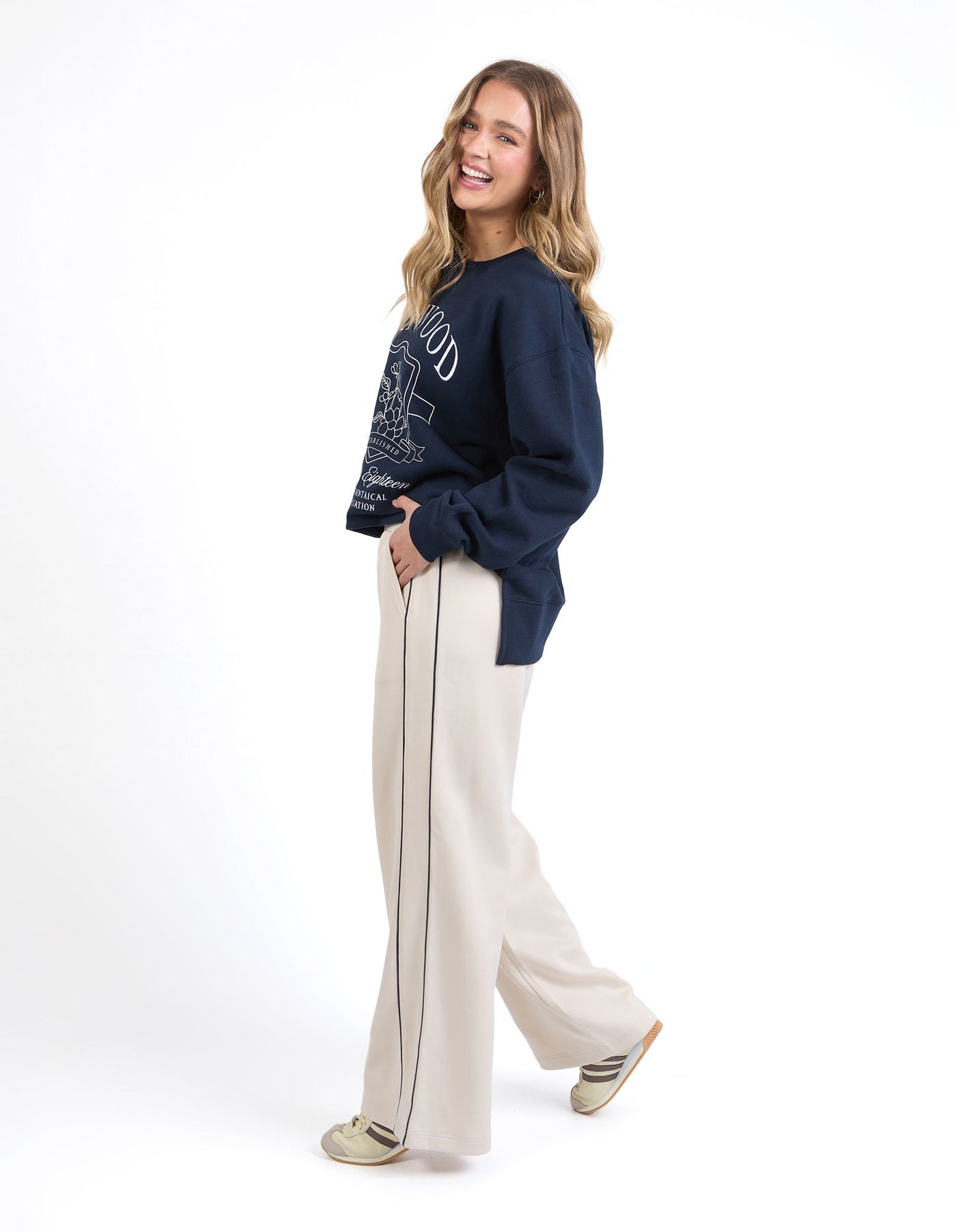 Traveller Pant - Bone-Foxwood-Lima & Co