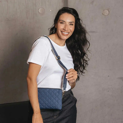 Tribeca Quilted Kiara - Navy-BLACK CAVIAR DESIGNS-Lima & Co