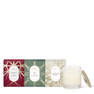 Trio Christmas Candles 60g-Circa-Lima & Co