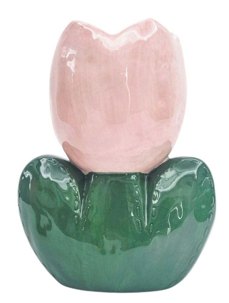 Tulip Vase Pink-Lima & Co-Lima & Co