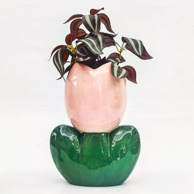 Tulip Vase Pink-Lima & Co-Lima & Co