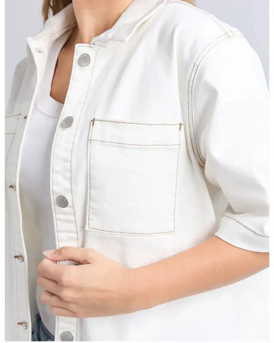 Valletta Shirt - White-Foxwood-Lima & Co