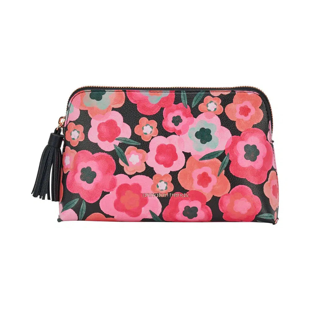Vanity Bag Midnight Blooms - Medium-Annabel Trends-Lima & Co