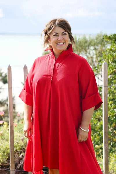 Varley Dress - Chilli-The Eighth Letter-Lima & Co