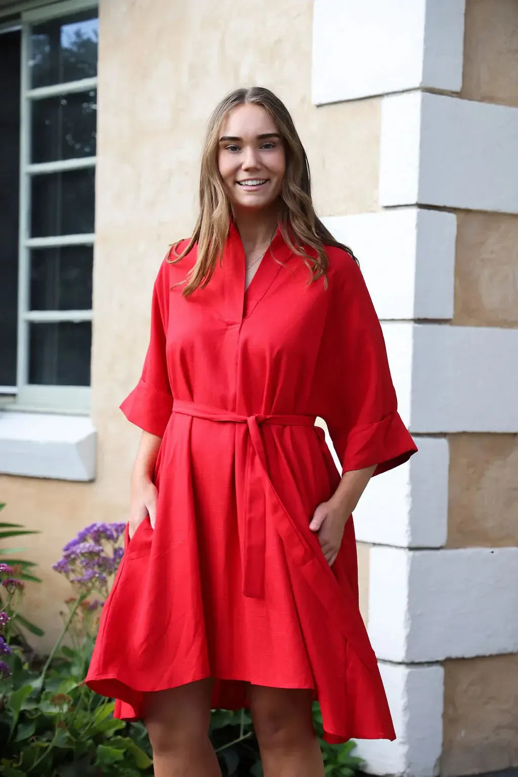 Varley Dress - Chilli-The Eighth Letter-Lima & Co