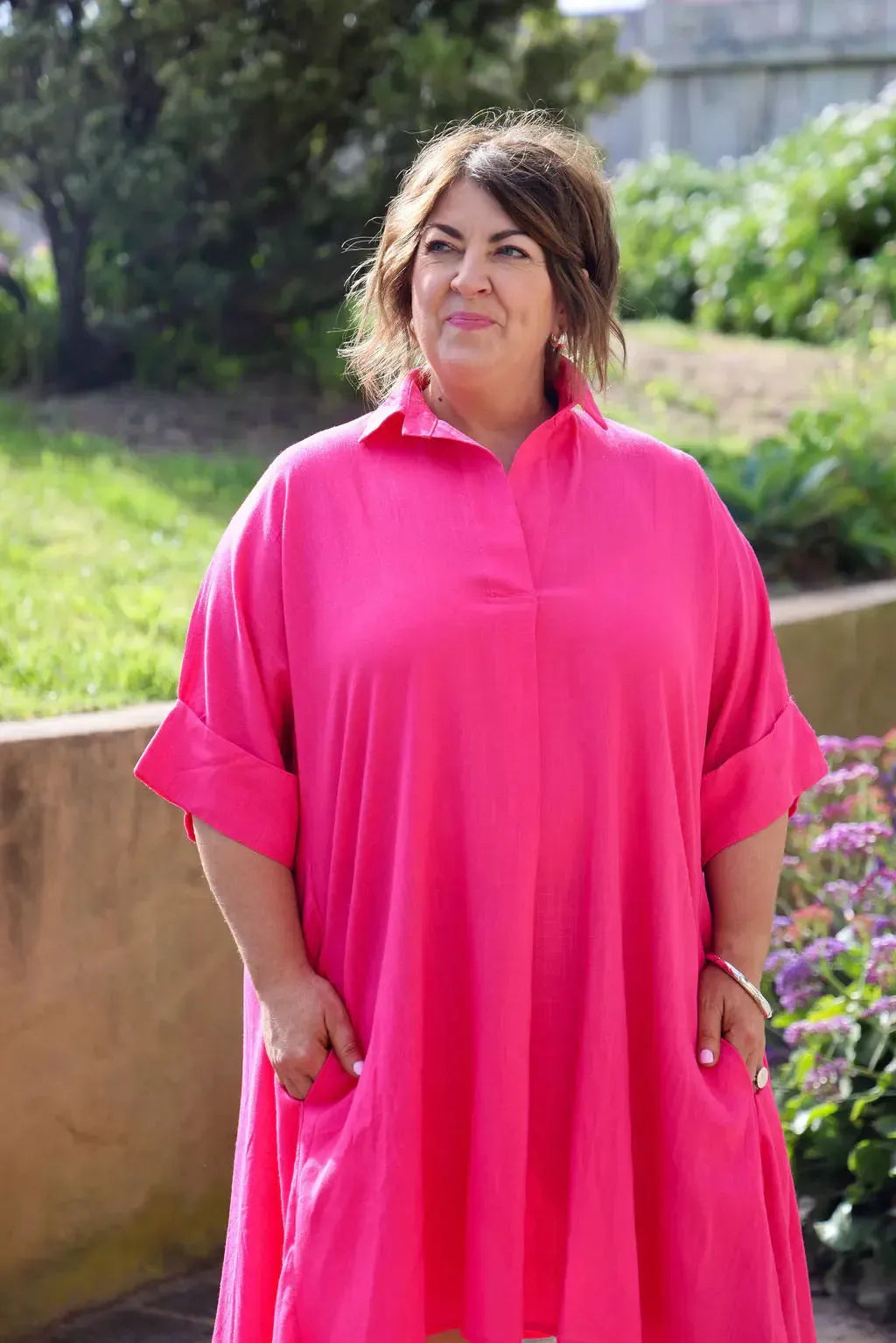 Varley Dress - Raspberry-The Eighth Letter-Lima & Co