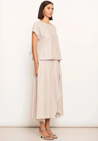 Vault Reversible Tee - Pebble-POL Clothing-Lima & Co