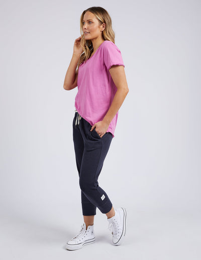 Fundamental Vee Tee - Super Pink-Elm Lifestyle-Lima & Co