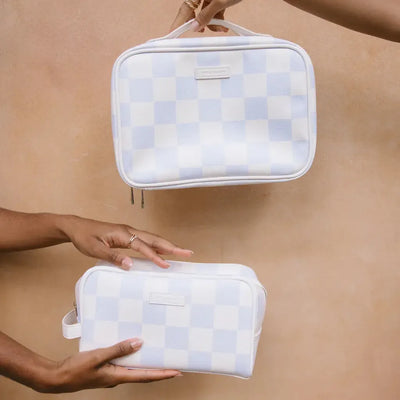 Wash Bag - Powder Check-Fox And Fallow-Lima & Co