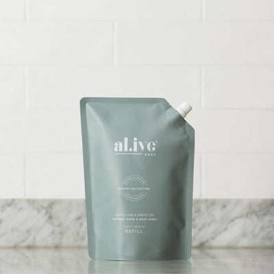 Wash Refill - Kaffir Lime & Green Tea-AL.IVE BODY-Lima & Co