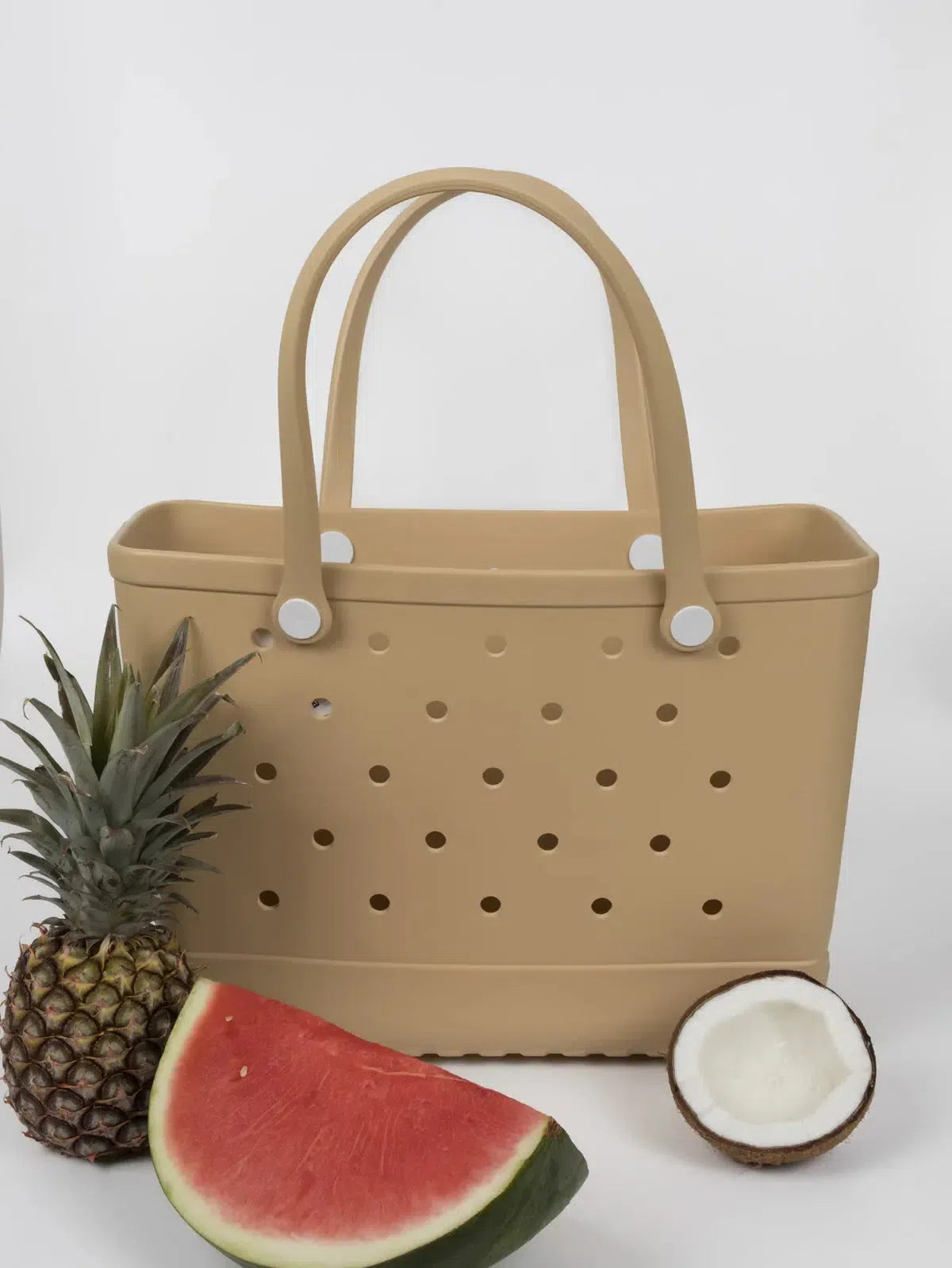 Waterproof Eco-Friendly Vegan Tote Bag - Beige-Nakoa-Lima & Co