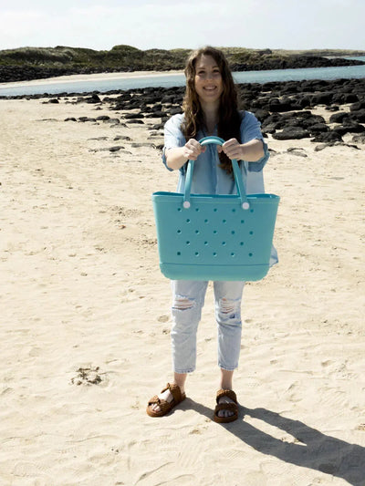 Waterproof Eco-Friendly Vegan Tote Bag - Blue-Nakoa-Lima & Co