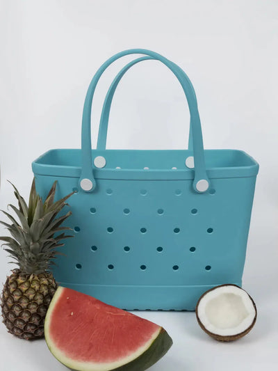 Waterproof Eco-Friendly Vegan Tote Bag - Blue-Nakoa-Lima & Co