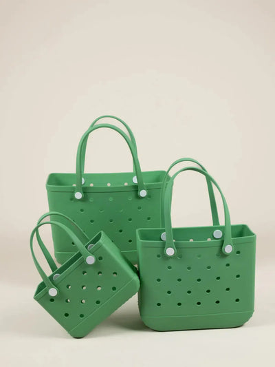 Waterproof Eco-Friendly Vegan Tote Bag - Green-Nakoa-Lima & Co