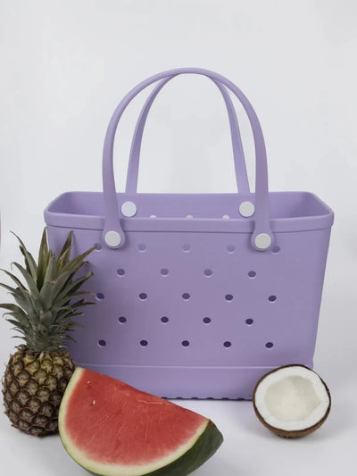 Waterproof Eco-Friendly Vegan Tote Bag - Light Purple-Nakoa-Lima & Co