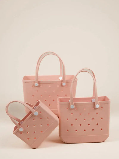 Waterproof Eco-Friendly Vegan Tote Bag - Peach-Nakoa-Lima & Co