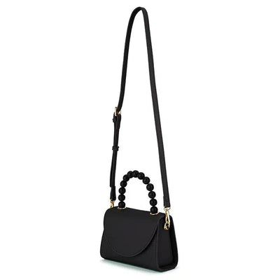 Wendy Acrylic Bead Bag - Black-Olga Berg-Lima & Co