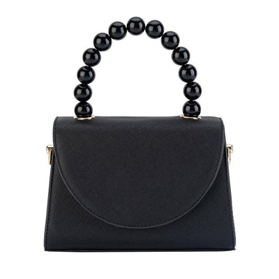 Wendy Acrylic Bead Bag - Black-Olga Berg-Lima & Co