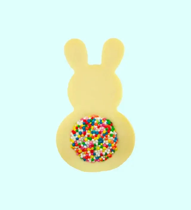 White Choc Bunny with Freckle Tail-Freckleberry-Lima & Co