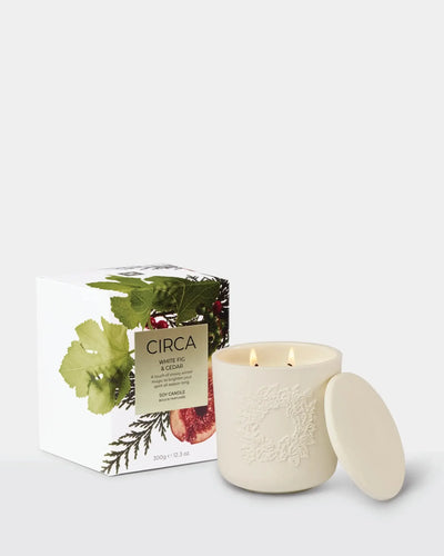 White Fig & Cedar Candle 300g-Circa-Lima & Co