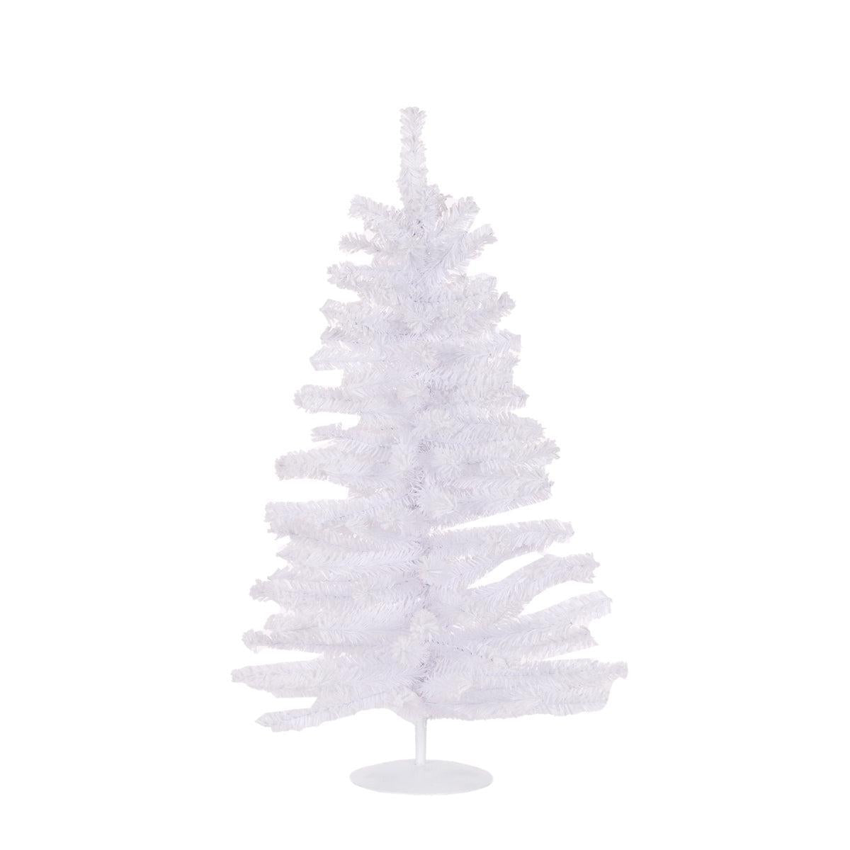 White Flocked Table Top Tree-Holly and Ivy-Lima & Co