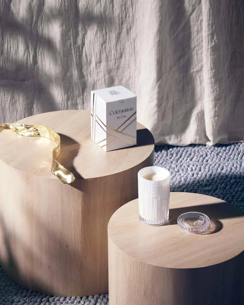 White Musk & Warm Vanilla Celebration Candle-Lima & Co-Lima & Co