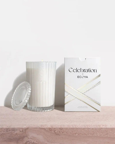 White Musk & Warm Vanilla Celebration Candle-Lima & Co-Lima & Co