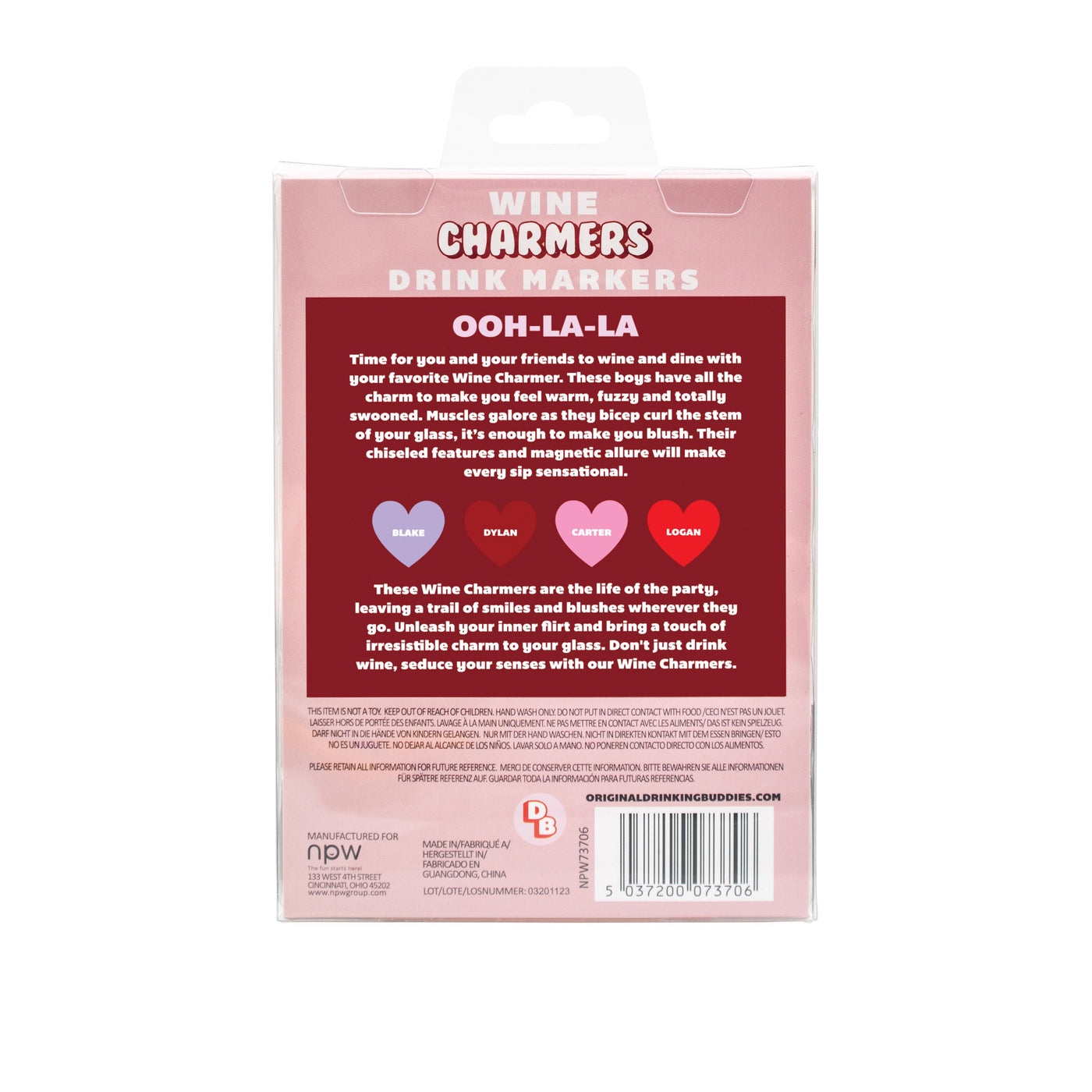 Wine Charmers Drink Markers Set 4-Lima and Co-Lima & Co