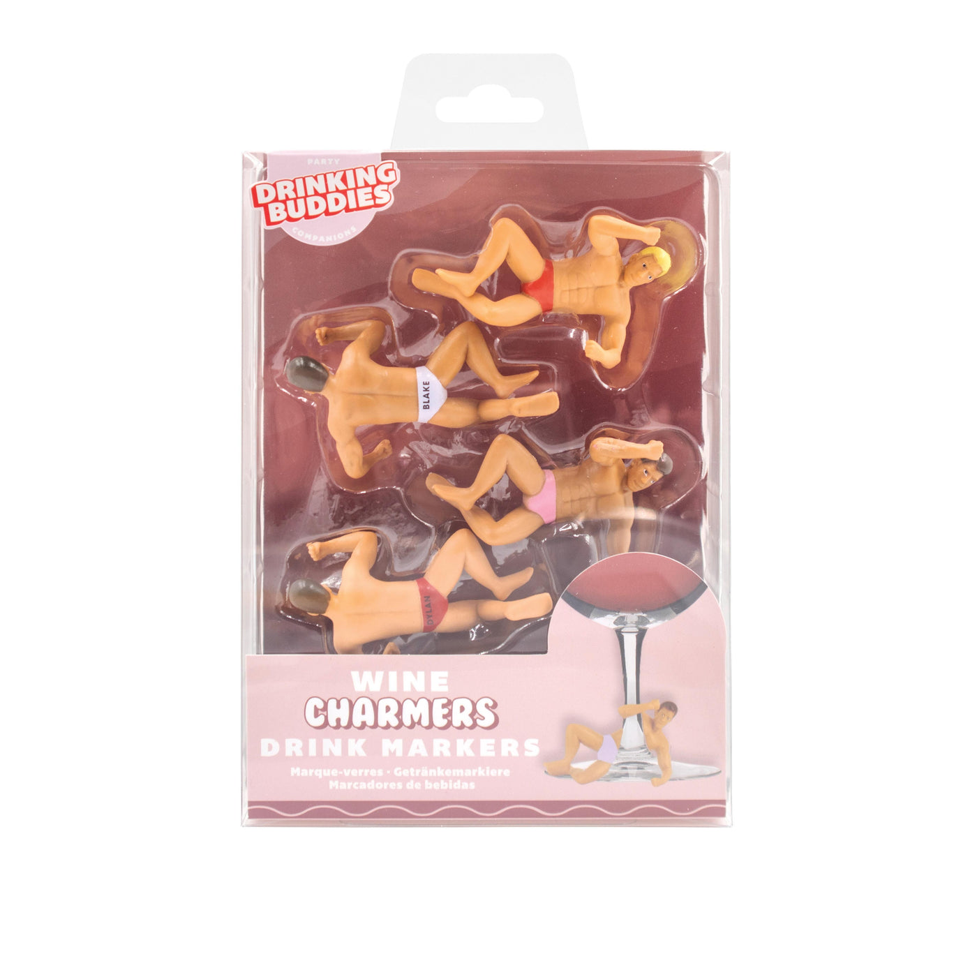 Wine Charmers Drink Markers Set 4-Lima and Co-Lima & Co