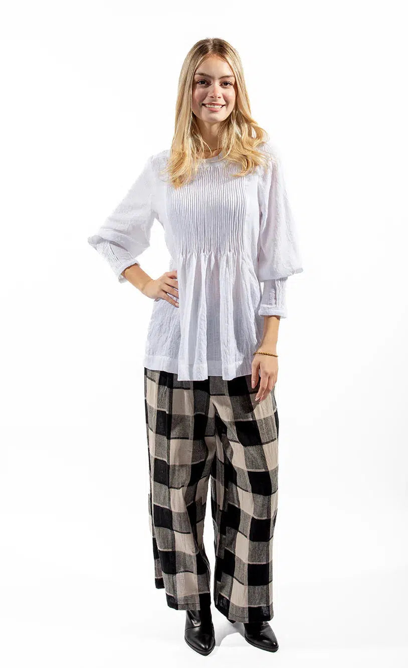 Yoko Top - White-Fujinella-Lima & Co