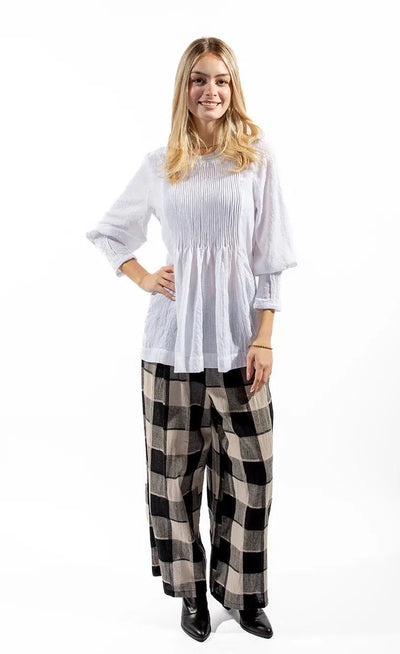 Yoko Top - White-Fujinella-Lima & Co