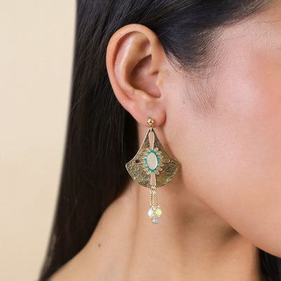 Zelie Small Ball Dangle Earring-Franck Herval-Lima & Co