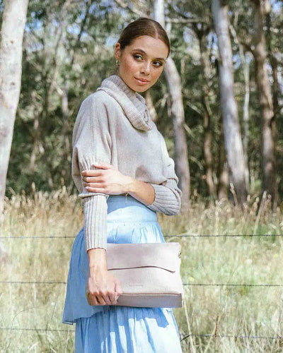 Amber Shoulder Bag - Fawn-Lima & Co-Lima & Co