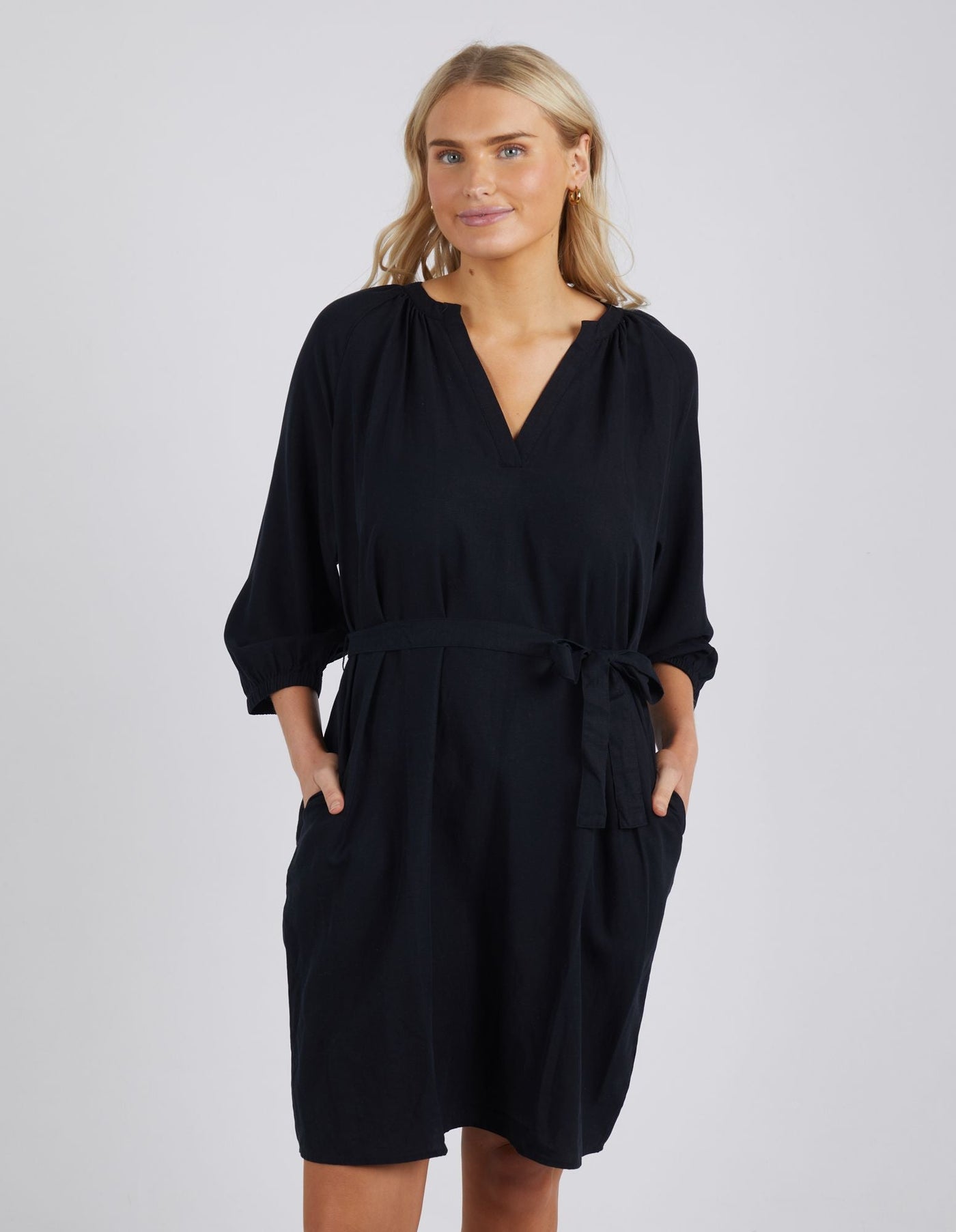 Agnes Dress - Black-Elm Lifestyle-Lima & Co