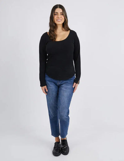 April Top - Black-Foxwood-Lima & Co