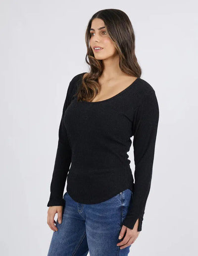 April Top - Black-Foxwood-Lima & Co