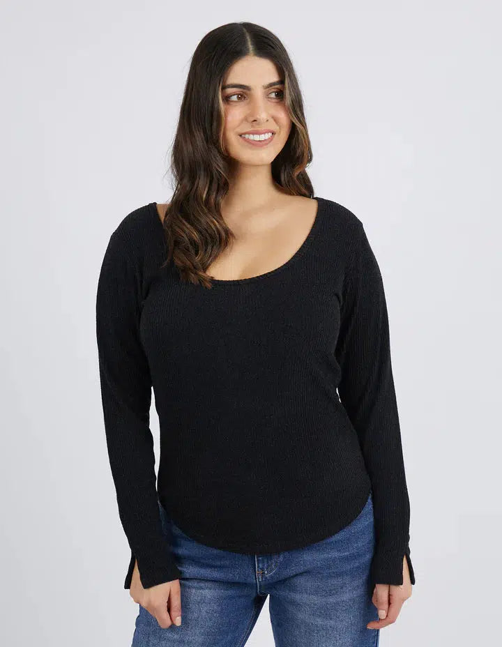 April Top - Black – Lima & Co