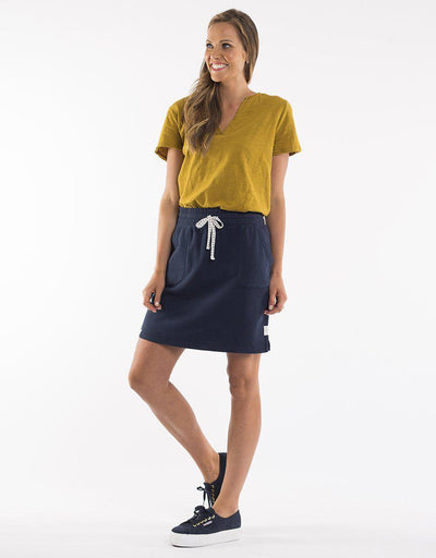 CASSIE SKIRT NAVY-Elm Lifestyle-Lima & Co
