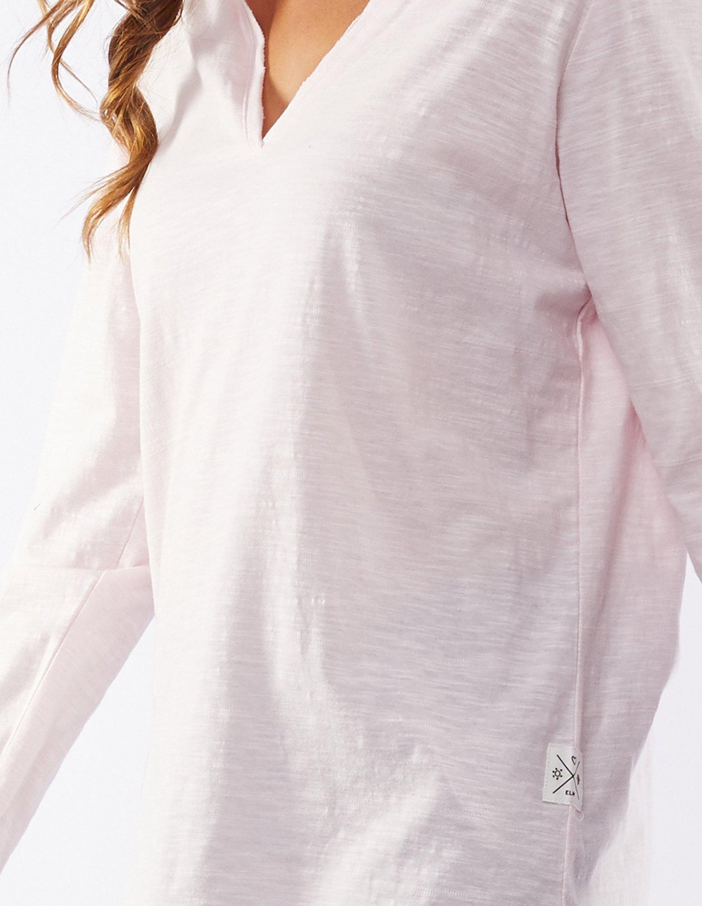 COLES BAY L/S HENLEY PALE PINK-Elm Lifestyle-Lima & Co