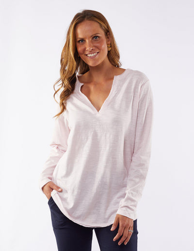COLES BAY L/S HENLEY PALE PINK-Elm Lifestyle-Lima & Co