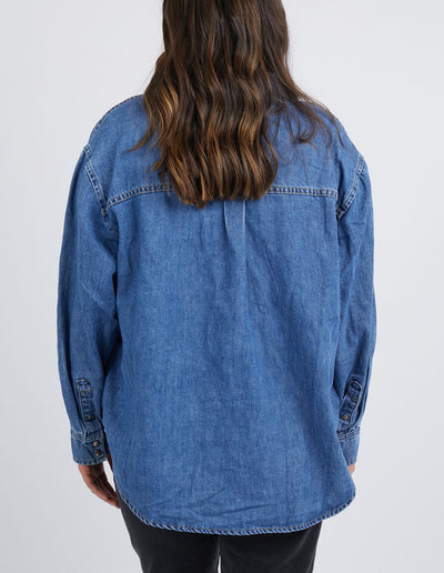 Daisy Denim Shirt - Blue-Foxwood-Lima & Co