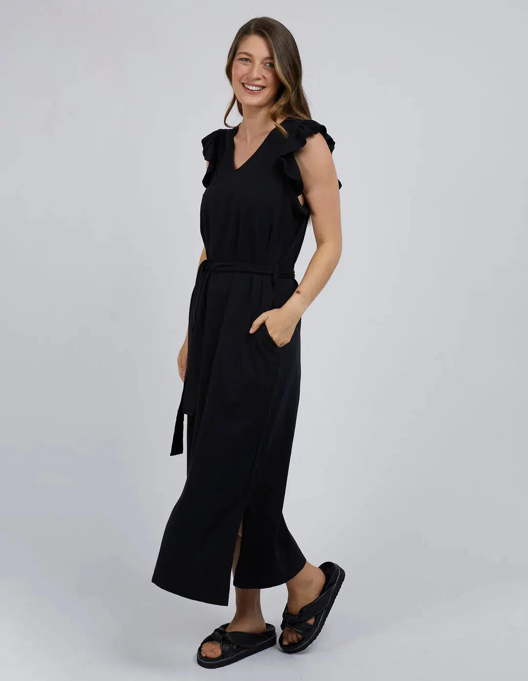 Esme Dress - Black-Foxwood-Lima & Co