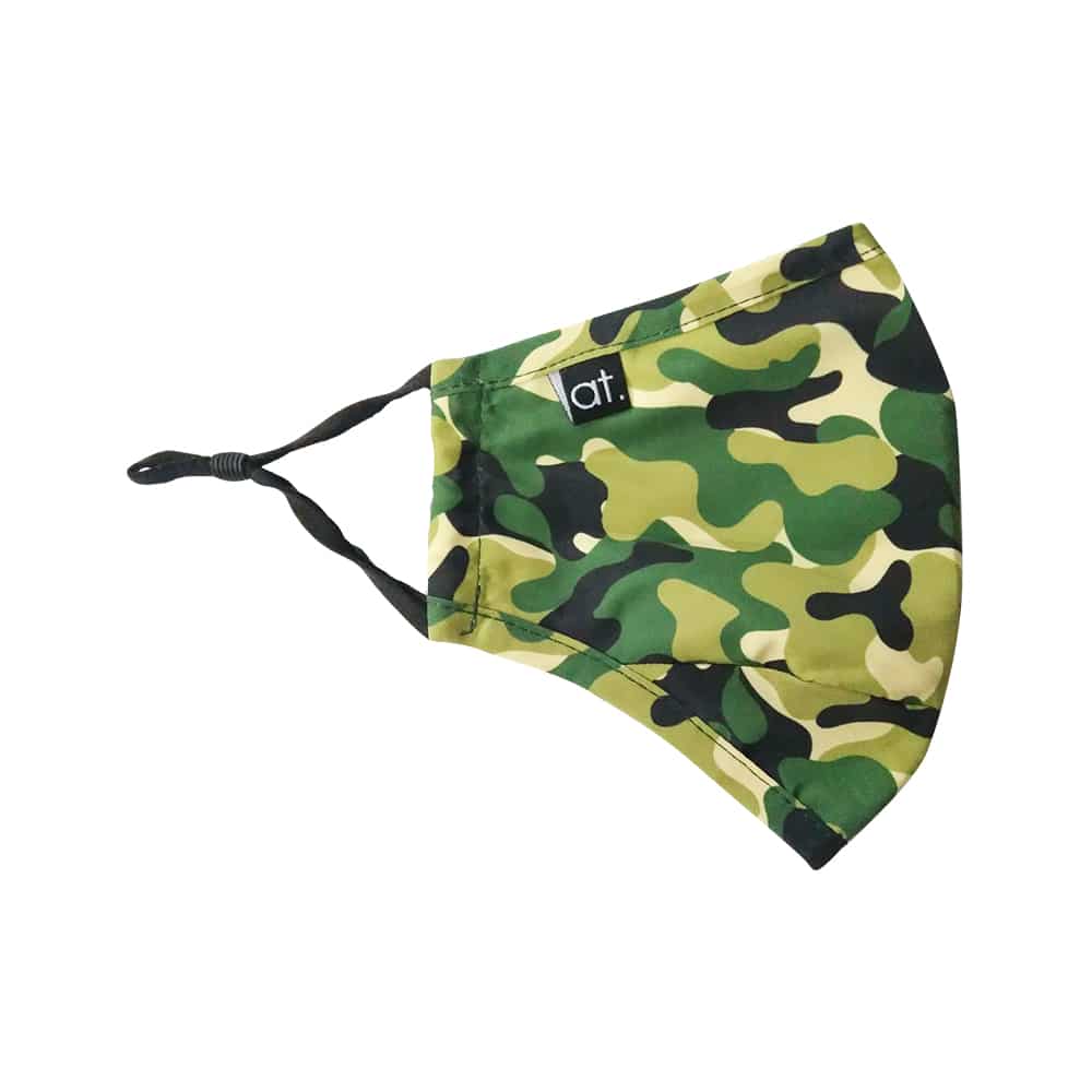 FACE MASK SHAPED KIDS - Camo-ANNABEL TRENDS-Lima & Co