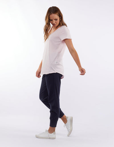 Fundamental Vee Tee - Deep Rose-Elm Lifestyle-Lima & Co