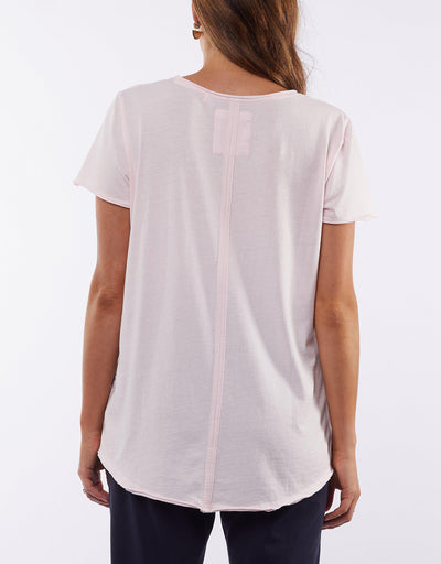Fundamental Vee Tee - Deep Rose-Elm Lifestyle-Lima & Co
