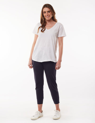 Fundamental Vee Tee - White-Elm Lifestyle-Lima & Co