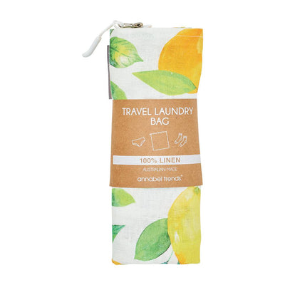 Linen Laundry Bag - Amalfi Citrus-Annabel Trends-Lima & Co