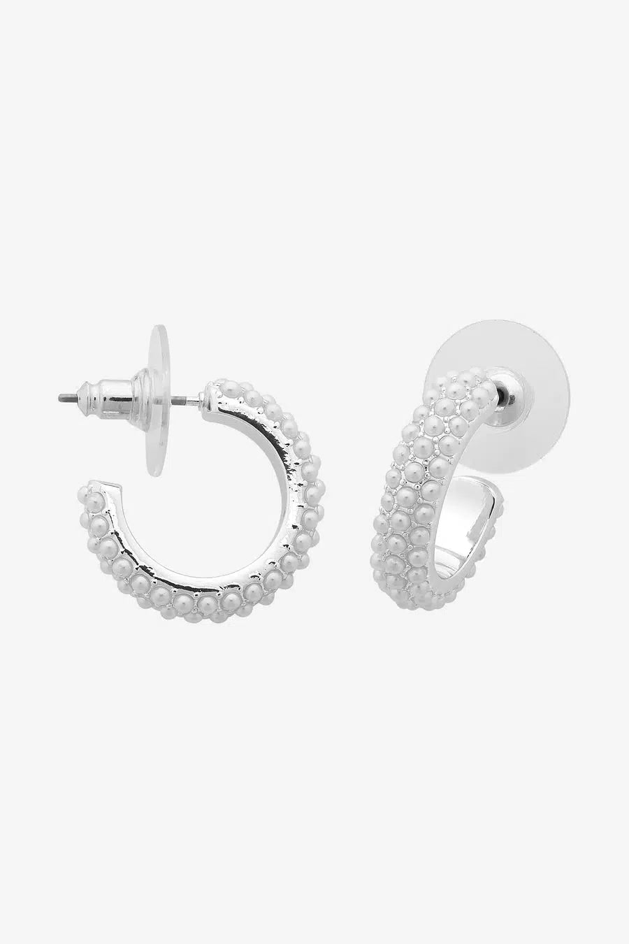 Marigold Pearl Earring - Silver-Liberte-Lima & Co