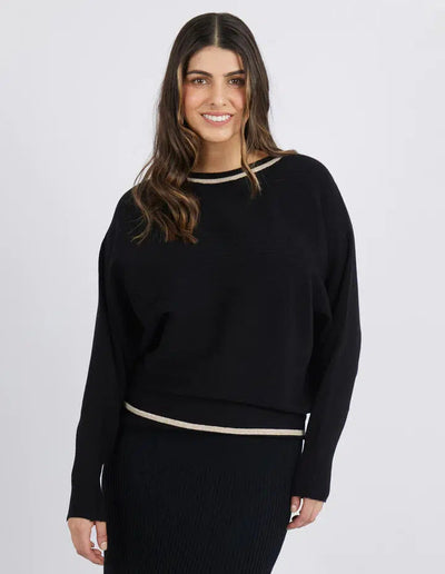 Milena Crew - Black-Foxwood-Lima & Co