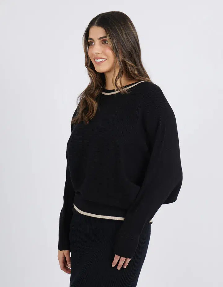 Milena Crew - Black-Foxwood-Lima & Co